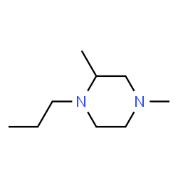 Piperazine, 2,4-dimethyl-1-propyl- (9CI) Structure