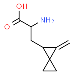 Spiro[2.2]pentanepropanoic acid, alpha-amino-2-methylene- (9CI)结构式