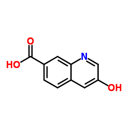 3-hydroxyquinoline-7-carboxylic acid Structure