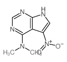 7H-Pyrrolo[2,3-d]pyrimidin-4-amine,N,N-dimethyl-5-nitro- picture