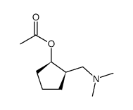 Cyclopentanol, 2-[(dimethylamino)methyl]-, acetate (ester), (1R,2R)- (9CI) Structure