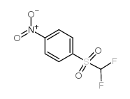 1-((二氟甲基)磺酰基)-4-硝基苯结构式