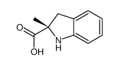 1H-Indole-2-carboxylicacid,2,3-dihydro-2-methyl-,(2S)-(9CI)结构式