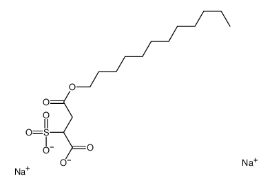 磺基琥珀酸十二烷醇酯二钠盐结构式
