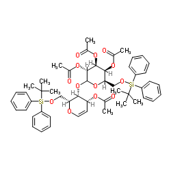 TETRA-O-ACETYL-6 6'-DI-O-(TERT-BUTYLDI-& Structure