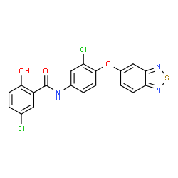 N-(4-(benzo[c][1,2,5]thiadiazol-5-yloxy)-3-chlorophenyl)-5-chloro-2-hydroxybenzamide picture