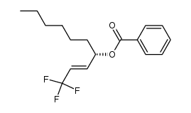 (1S)-1-(3,3,3-trifluoro-(1E)-propenyl)heptyl benzoate Structure