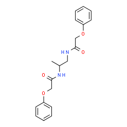 N,N'-1,2-Propanediylbis(2-phenoxyacetamide) structure