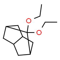 2,5-Methanopentalene,7,7-diethoxyoctahydro-(9CI) structure