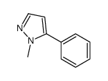 1-METHYL-5-PHENYL-1H-PYRAZOLE structure