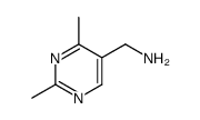 (2,4-二甲基嘧啶-5-基)甲胺结构式