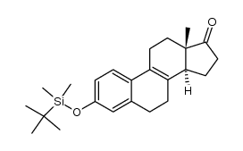 3-tert-butyldimethylsiloxy-8,9-dehydroestrone结构式