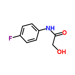 N-(4-Fluorophenyl)-2-hydroxyacetamide结构式