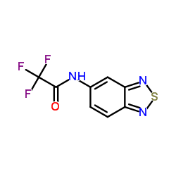 N-(2,1,3-Benzothiadiazol-5-yl)-2,2,2-trifluoroacetamide结构式