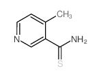 4-Methylpyridine-3-carbothioamide Structure