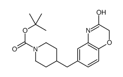 4-((3-氧代-3,4-二氢-2H-苯并[b][1,4]噁嗪-6-基)甲基)哌啶-1-羧酸叔丁酯结构式