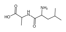 H-DL-Leu-DL-Ala-OH structure