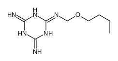 2-N-(butoxymethyl)-1,3,5-triazine-2,4,6-triamine Structure