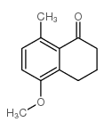 1(2H)-Naphthalenone, 3,4-dihydro-5-methoxy-8-methyl- Structure