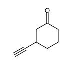 3-ethynylcyclohexan-1-one Structure