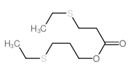 Propanoic acid,3-(ethylthio)-, 3-(ethylthio)propyl ester结构式