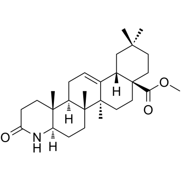4-Aza-Oleanolic acid methyl ester Structure