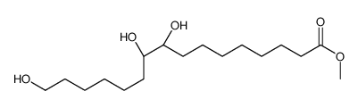 methyl (9S,10S)-9,10,16-trihydroxyhexadecanoate结构式