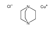 (1,4-二氮杂双环[2.2.2]辛烷)氯化铜(I)配合物结构式