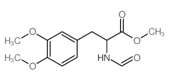 methyl 3-(3,4-dimethoxyphenyl)-2-formamido-propanoate structure