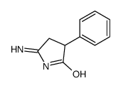 5-amino-3-phenyl-3,4-dihydropyrrol-2-one结构式