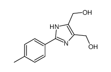 [4-(hydroxymethyl)-2-(4-methylphenyl)-1H-imidazol-5-yl]methanol Structure