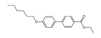 4'-hexyloxy-biphenyl-4-carboxylic acid ethyl ester Structure