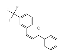 (E)-1-phenyl-3-[3-(trifluoromethyl)phenyl]prop-2-en-1-one Structure