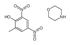 2-methyl-4,6-dinitrophenolate,morpholin-4-ium结构式