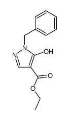 ethyl 1-benzyl-5-hydroxy-1H-pyrazol-4-carboxylate Structure