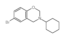 2H-1,3-Benzoxazine, 6-bromo-3-cyclohexyl-3,4-dihydro- picture