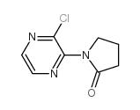 1-(3-氯吡嗪-2-基)吡咯烷-2-酮结构式