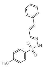 p-Toluenesulfonic acid, cinnamylidenehydrazide Structure