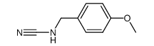 N-(4-Methoxybenzyl)cyanamide structure