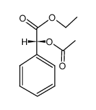 (R)-2-acetoxy-2-phenylacetic acid ethyl ester Structure