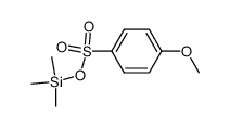 4-Methoxy-1-benzolsulfonsaeure-trimethylester结构式