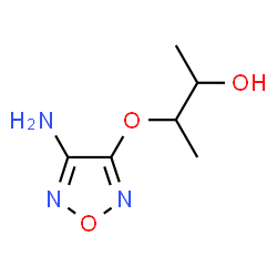 2-Butanol,3-[(4-amino-1,2,5-oxadiazol-3-yl)oxy]-(9CI) structure