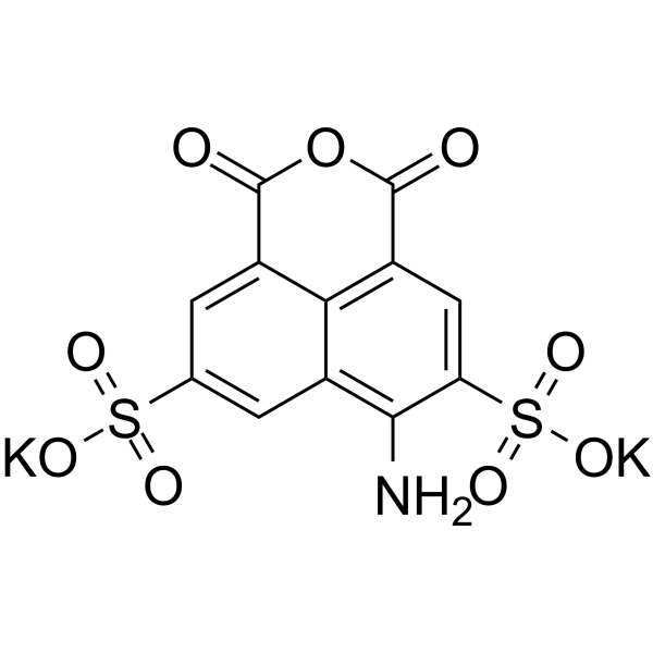 4-AMINO-3 6-DISULFO-1 8-NAPHTHALIC Structure