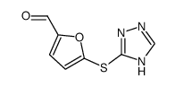 5-(1H-[1,2,4]噻唑-3-基磺酰基)-呋喃-2-甲醛结构式