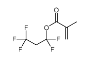 1,1,3,3,3-pentafluoropropyl 2-methylprop-2-enoate结构式