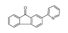 2-pyridin-2-ylfluoren-9-one结构式