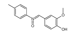 vanillin-(N-p-tolyl oxime )结构式