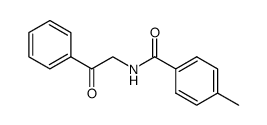 4-Methyl-N-[1-(2-oxo-2-phenylethyl)]benzamide结构式