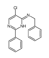 N-benzyl-5-chloro-2-phenylpyrimidin-4-amine结构式