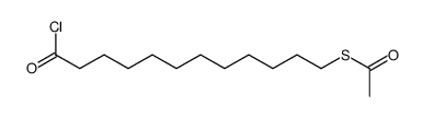 S-(12-chloro-12-oxododecyl) ethanethioate Structure